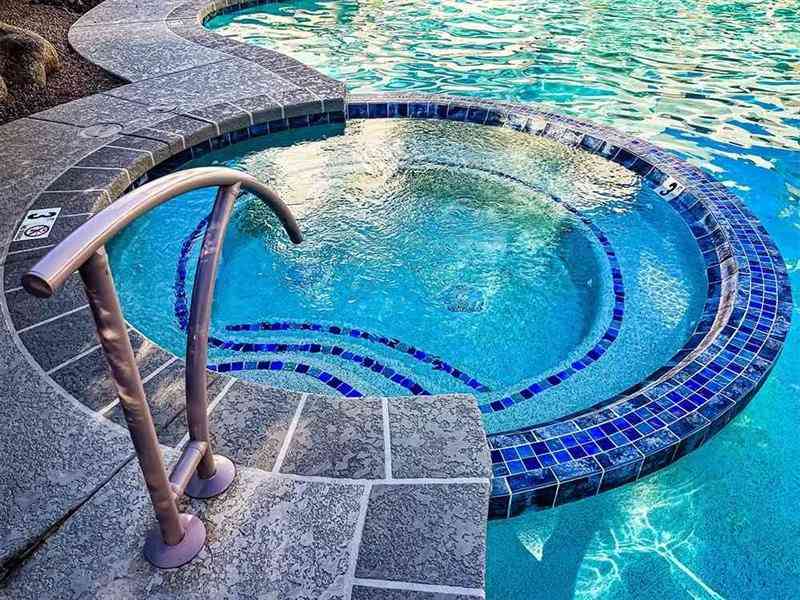 Commercial swimming pool featuring tile work by Superior Pool Plastering in the Greater Phoenix Area